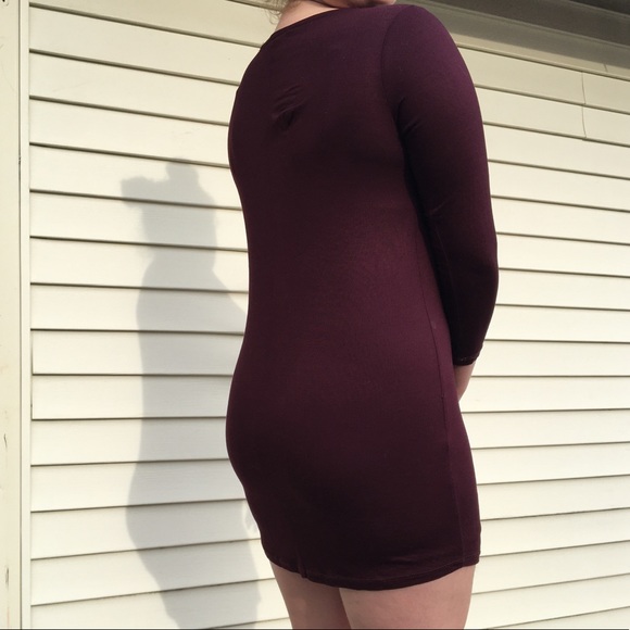 H&M Burgundy Dress - Picture 3 of 4